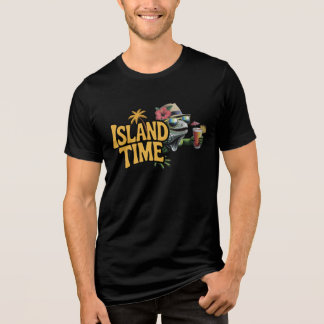 T-SHIRT  EN TRI-MATIÈRE ISLAND TIME