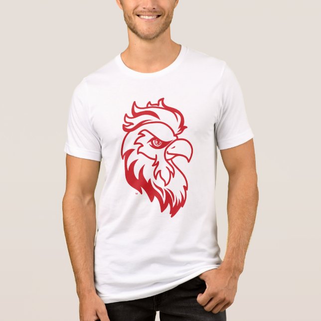 T-shirt En Tri-matière Jacksonville State University Gamecocks Red Eagle (Recto)
