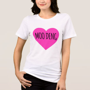 T-shirt En Tri-matière J'adore Moo Deng - Bébé Hippopotame Moo Deng