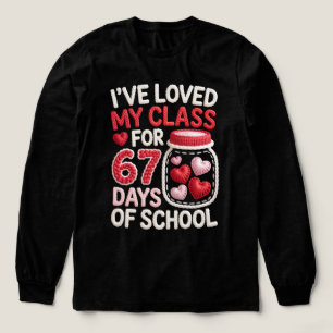 T-shirt En Tri-matière J'ai aimé ma classe pendant 67 jours d'école