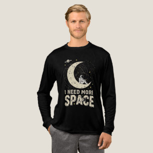 T-shirt En Tri-matière J'Ai Besoin De Plus D'Espace - Conception De Lune