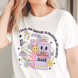 T-shirt En Tri-matière J'ai le courage de défier mon anxiété