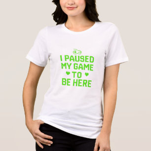 T-shirt En Tri-matière J'Ai Suspendu Mon Jeu Neon Pixel Art