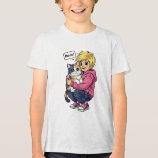 T-shirt En Tri-matière J'aime le chat