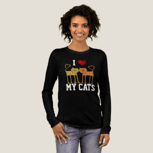 T-shirt En Tri-matière J'aime mes chats