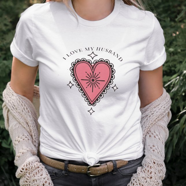 T-shirt En Tri-matière J'Aime Mon Mari (Créateur téléchargé)