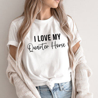 T-shirt En Tri-matière J'Aime Mon Quaterhorse