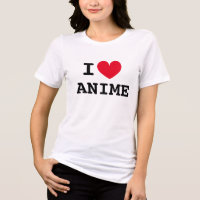 J'aime t-shirt anime pour les amateurs de dessins 