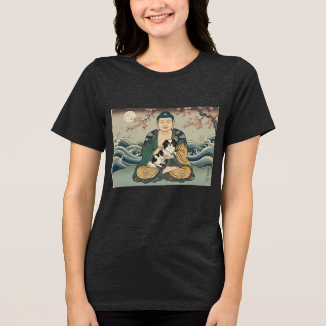 T-shirt En Tri-matière Japanese Chin and Buddha  (Recto)