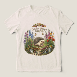 T-shirt En Tri-matière Jardin Hérisson Mignon Maison de Hérisson Jardinag