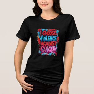T-shirt En Tri-matière Je choisis la violence contre le cancer