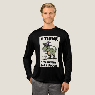 T-shirt En Tri-matière Je crois que j'ai faim pour un pooch