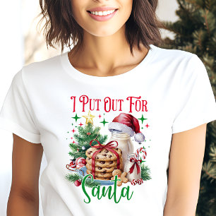 T-shirt En Tri-matière Je Me Suis Mis En Quatre Pour Le Père Noël Drôle D