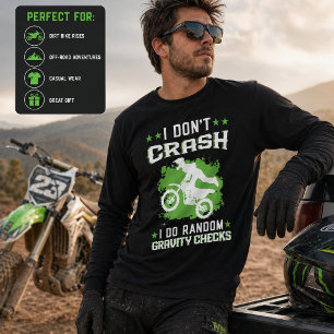 T-shirt En Tri-matière Je ne fais pas de crash, je fais des vérifications