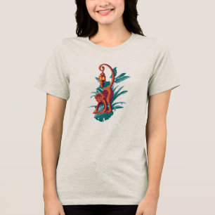 T-shirt En Tri-matière Je ne fais pas de sieste singe - le Lotus blanc