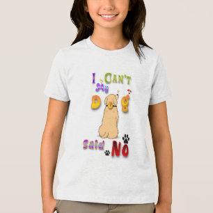 T-shirt En Tri-matière Je ne peux pas dire non à mon chien