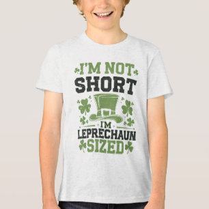 T-shirt En Tri-matière Je ne suis pas court, je suis Leprechaun Taille -