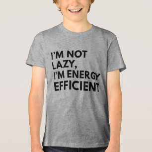 T-SHIRT EN TRI-MATIÈRE JE NE SUIS PAS PARISSEUX JE SUIS ÉCONOME EN ÉNERGI