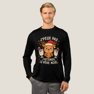 T-shirt En Tri-matière Je Peux Pas J'Attends Le Père Noël