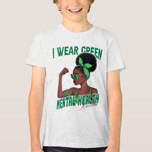 T-shirt En Tri-matière Je Porte Une Sensibilisation À La Santé Mentale Ve