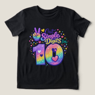 T-shirt En Tri-matière Je sors des chiffres uniques, j'ai 10 ans