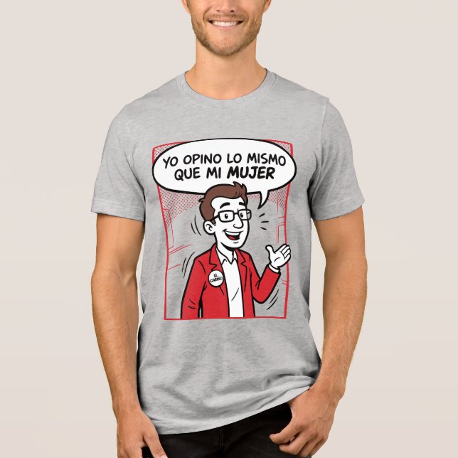 T-shirt En Tri-matière Je suis du même avis (Recto)