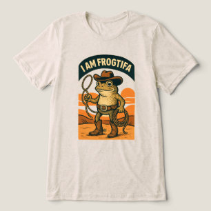 T-shirt En Tri-matière Je Suis Frogtifa Cowboy – Mème de Grenouille Drôle