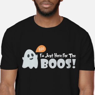 T-shirt En Tri-matière Je suis juste ici pour les Boos ! Halloween