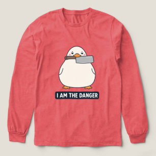T-shirt En Tri-matière JE SUIS LE DANGER Canard Cleaver Couteau Meme