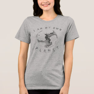 T-shirt En Tri-matière "Je suis ma propre planète" Philosophie Psychologi