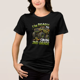 T-shirt En Tri-matière Je suis prêt à écraser le camion monstre de 2e ann