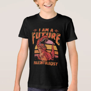 T-shirt En Tri-matière Je Suis Un Paléontologue Du Futur T-Rex Coucher De