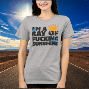T-shirt En Tri-matière Je suis un Ray of F*ing Sunshine Shirt - Drôle Gra