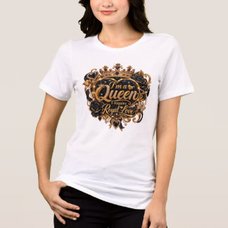 T-shirt En Tri-matière Je suis une couronne royale élégante de reine