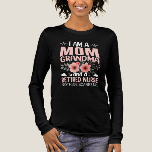 T-shirt En Tri-matière Je Suis Une Infirmière Retraitée Maman Grand-Mère 