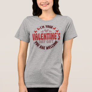 T-shirt En Tri-matière Je Suis Votre Cadeau De La Saint-Valentin Vous Ête