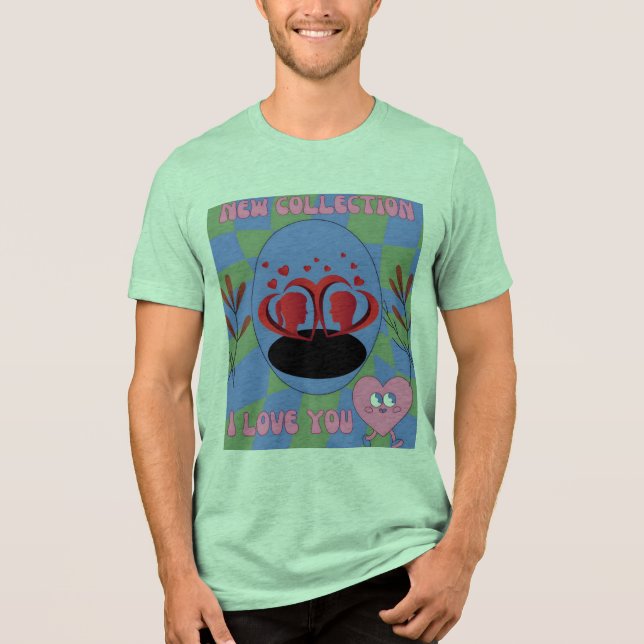 T-shirt En Tri-matière "Je t'aime" (Recto)