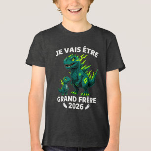 T-shirt En Tri-matière Je Vais Etre Grand Frere