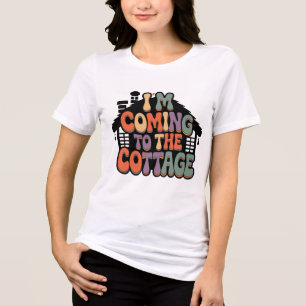 T-shirt En Tri-matière Je viens à la maison de campagne