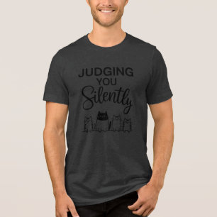 T-shirt En Tri-matière JE VOUS JUGE Silencieusement