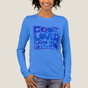 T-shirt En Tri-matière Jean 3:16 Dieu si aimé Art Vibrant