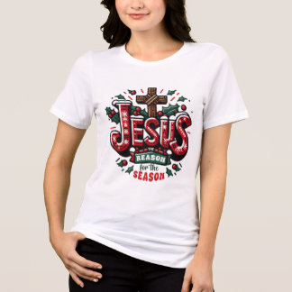 T-shirt En Tri-matière Jésus est la raison de la saison chrétienne