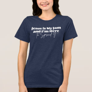 T-shirt En Tri-matière Jésus est ma confiture - foi chrétienne