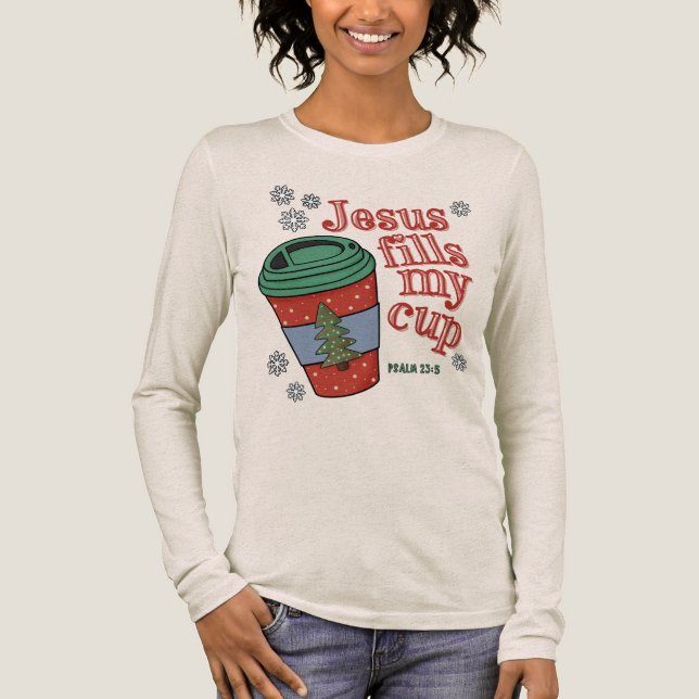 T-shirt En Tri-matière Jésus remplit ma coupe (Recto)
