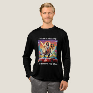 T-shirt En Tri-matière Jésus sur Trex vs voiture électrique
