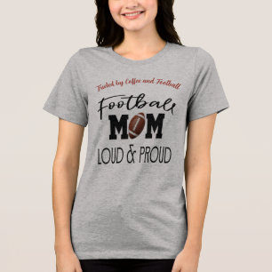 T-shirt En Tri-matière Jeu de Jour de Match de Football Fière Maman