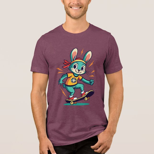 T-shirt En Tri-matière Jeu de lapin (Recto)