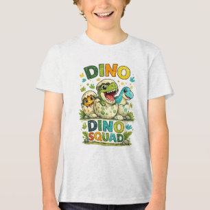 T-shirt En Tri-matière Jeunes de la Squad des Dinosaures