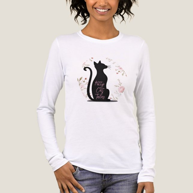 T-shirt En Tri-matière Joli Chat Chaton  (Recto)