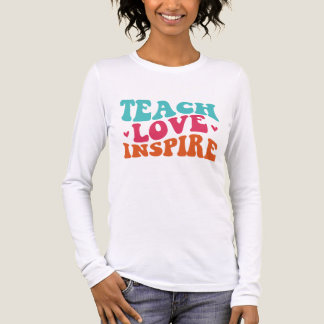 T-shirt En Tri-matière Joli Enseigner amour inspirer art de mot